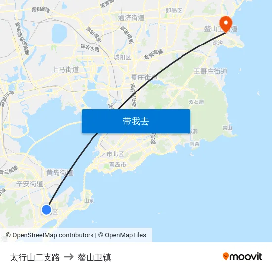 太行山二支路 to 鳌山卫镇 map