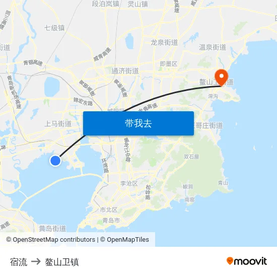 宿流 to 鳌山卫镇 map