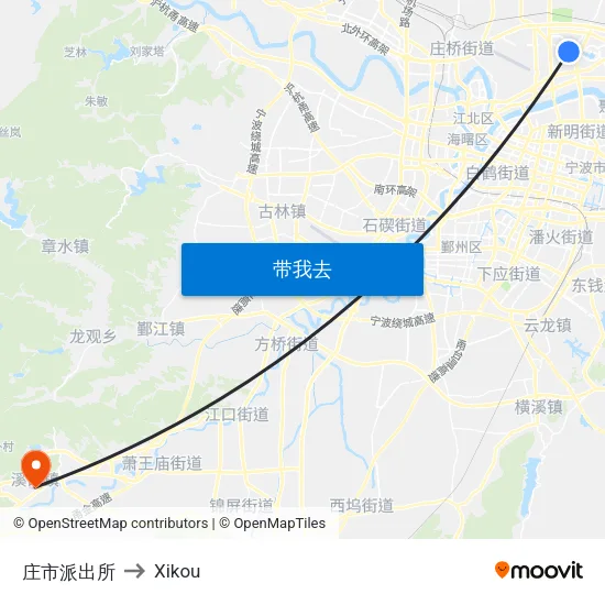 庄市派出所 to Xikou map