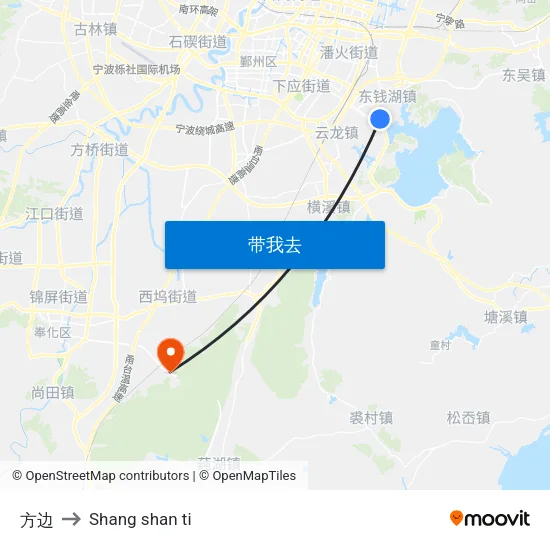 方边 to Shang shan ti map