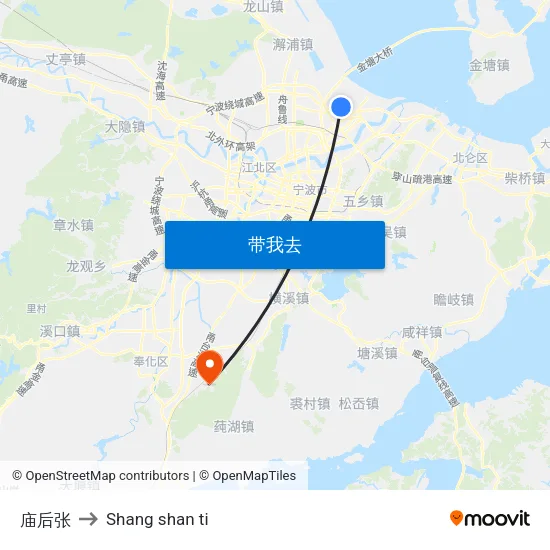 庙后张 to Shang shan ti map