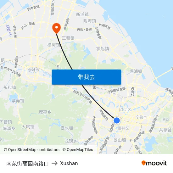 南苑街丽园南路口 to Xushan map