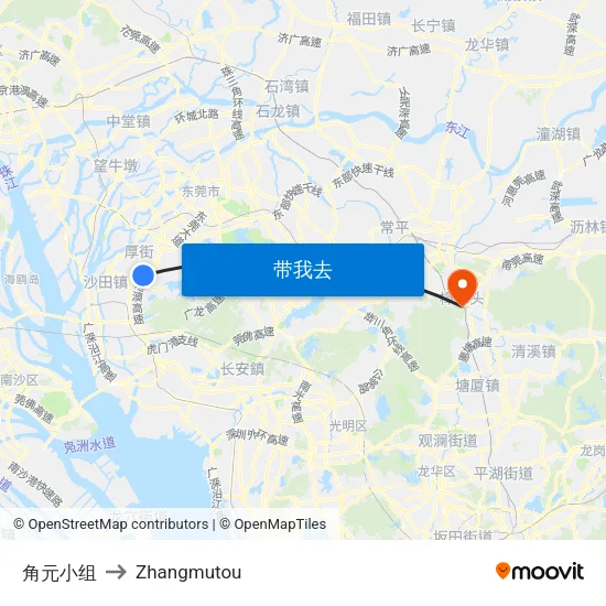角元小组 to Zhangmutou map