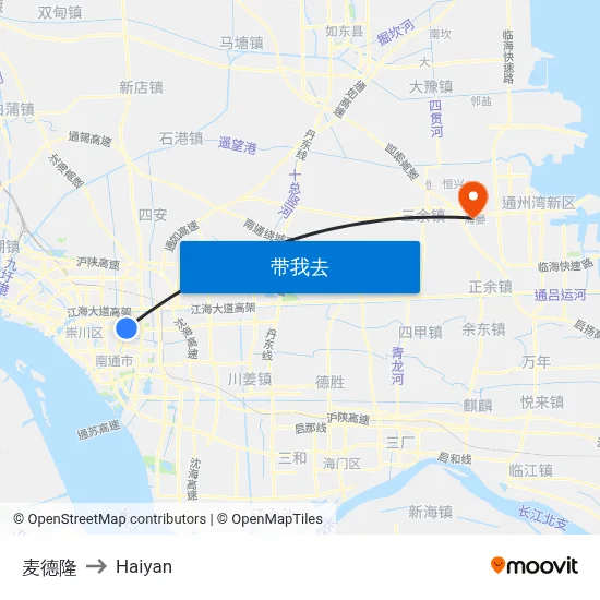 麦德隆 to Haiyan map
