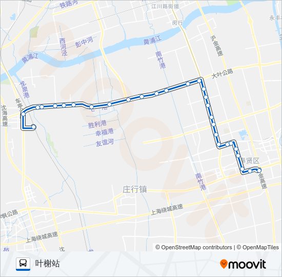 公交882路的线路图