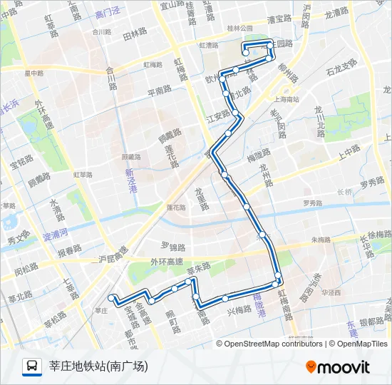 725路 Bus Line Map