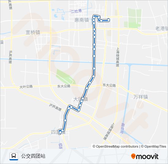 642路 Bus Line Map