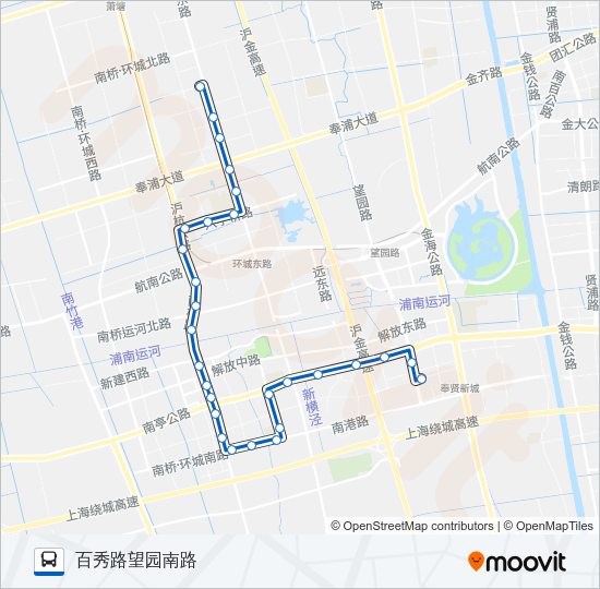 公交奉贤3路的线路图