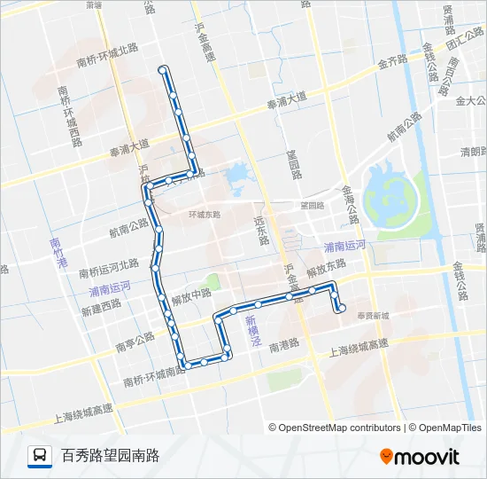奉贤3路 Bus Line Map