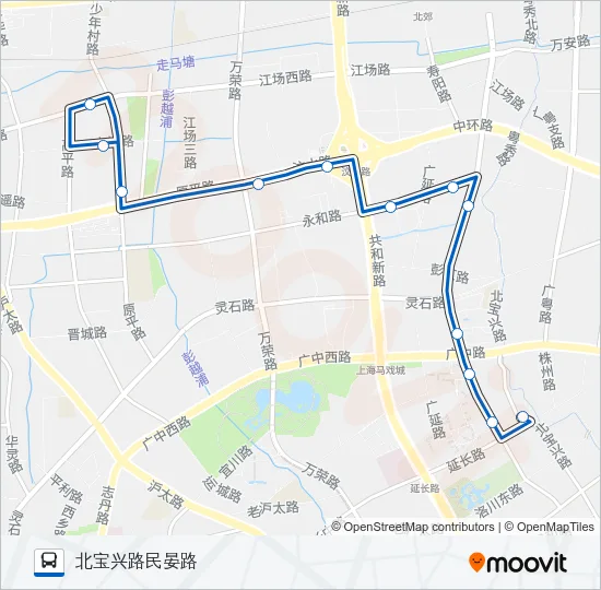 179路 Bus Line Map