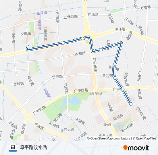 公交179路的线路图