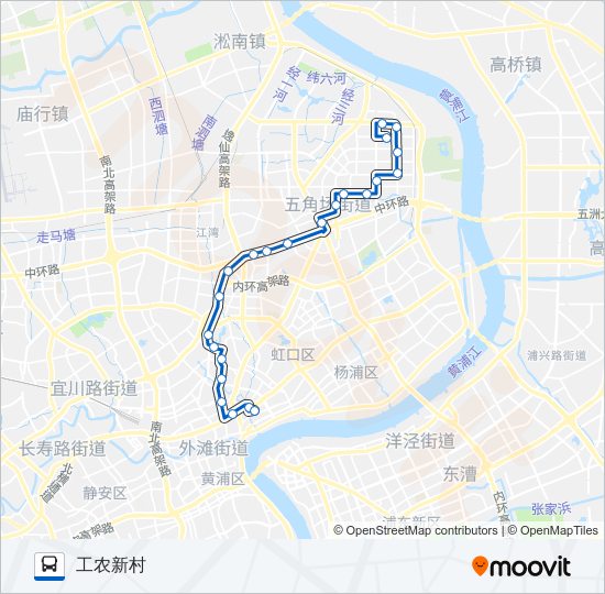 公交854路的线路图