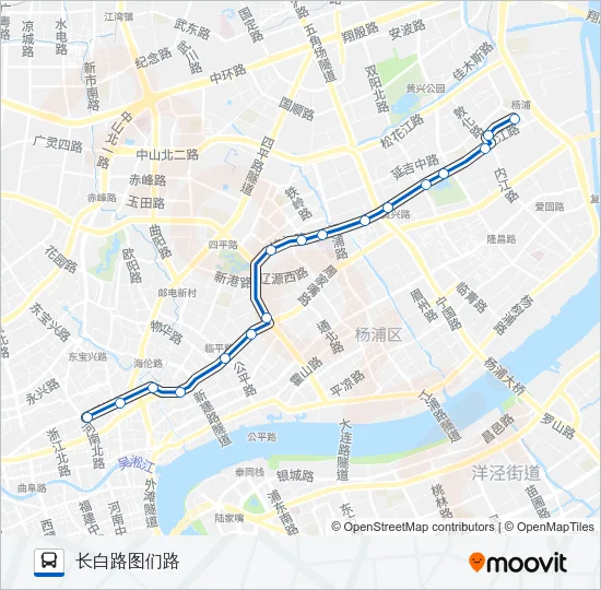 6路 Bus Line Map