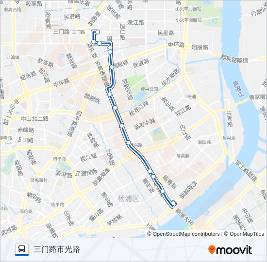 公交8路的线路图