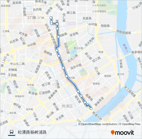 8路 Bus Line Map