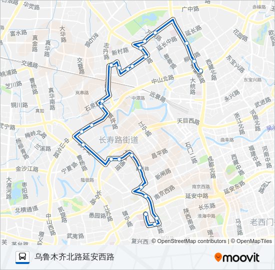 公交40路的线路图