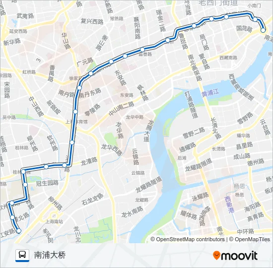43路 Bus Line Map