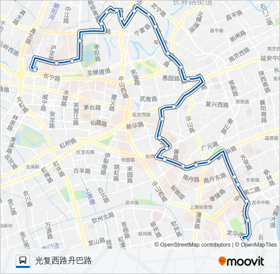 44路 Bus Line Map