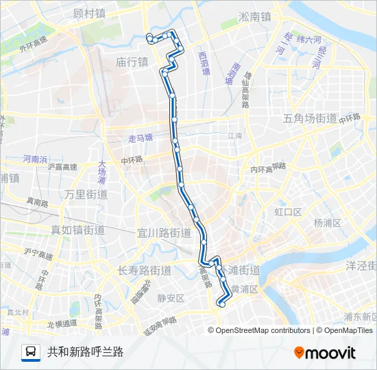 46路 Bus Line Map