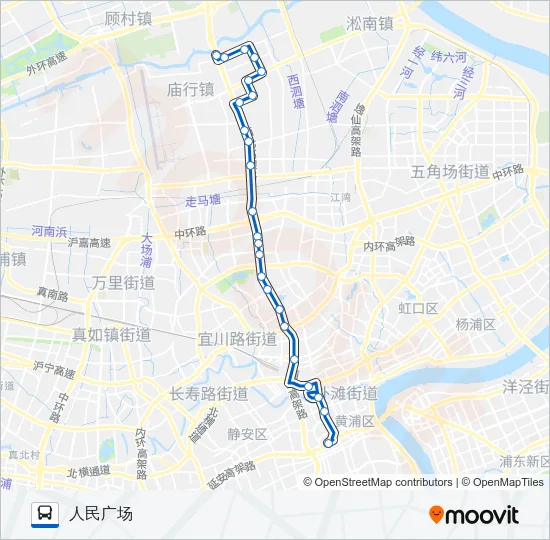 46路 Bus Line Map