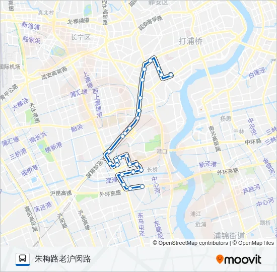 50路 Bus Line Map