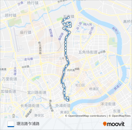 52路 bus Line Map