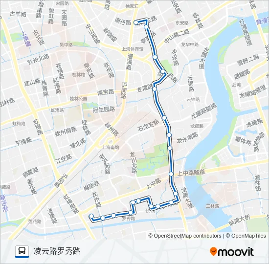 56路 Bus Line Map