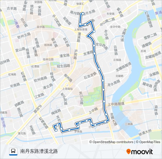 公交56路的线路图