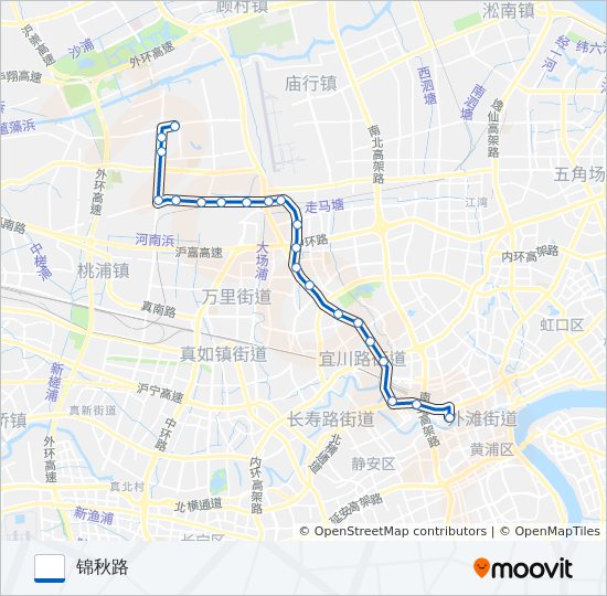 58路 bus Line Map