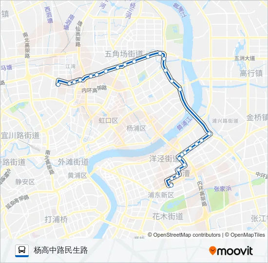59路 Bus Line Map