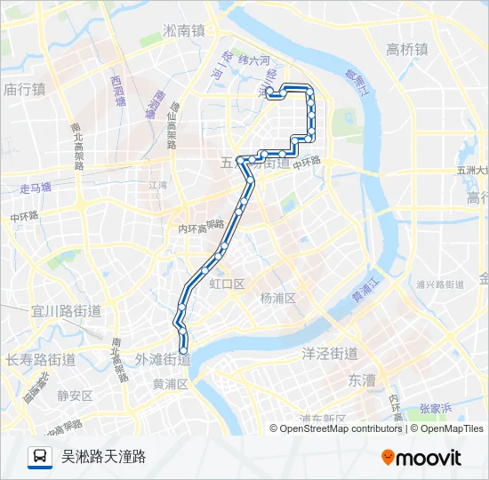 61路 Bus Line Map