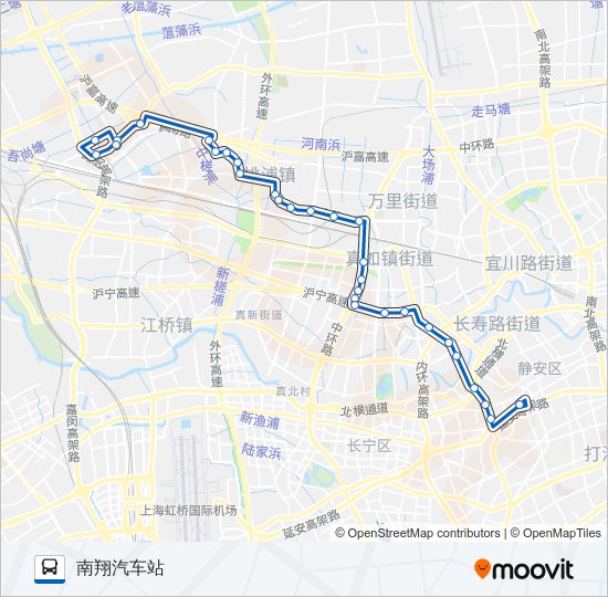 公交62路的线路图