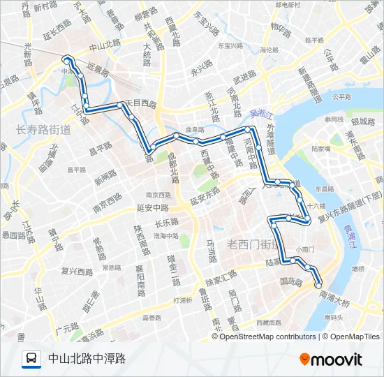 64路 Bus Line Map