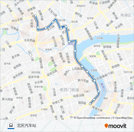65路 Bus Line Map