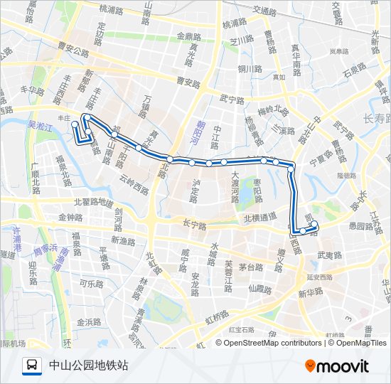 公交67路的线路图