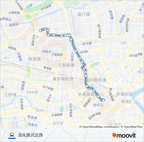 68路 Bus Line Map