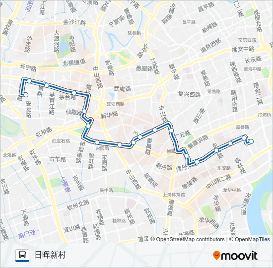 72路 Bus Line Map