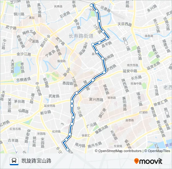 76路 Bus Line Map
