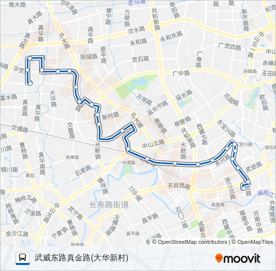 公交78路的线路图