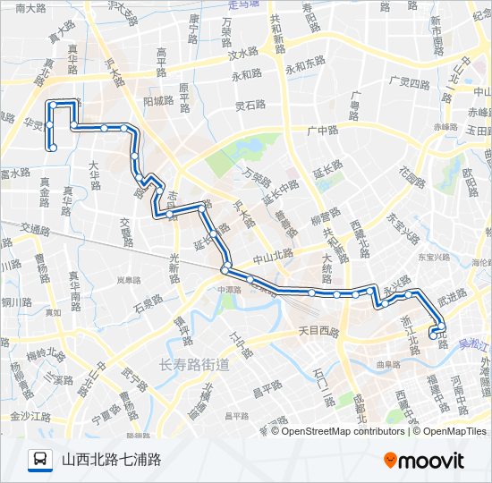 公交78路的线路图