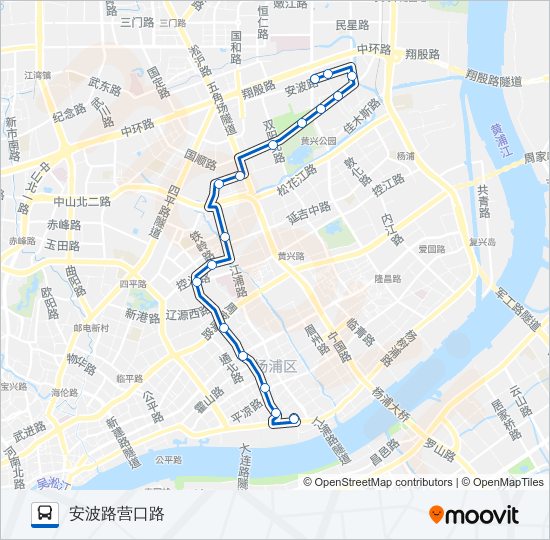 公交80路的线路图