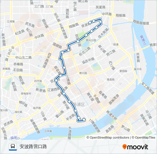 80路 Bus Line Map