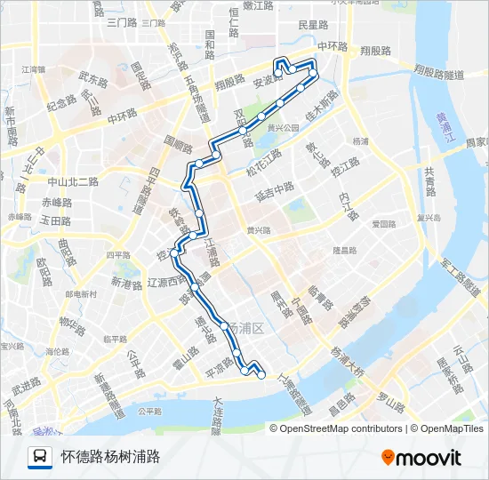 80路 Bus Line Map
