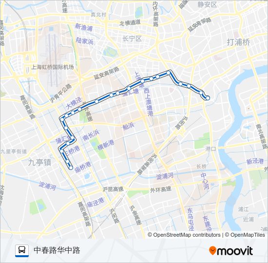 公交87路的线路图