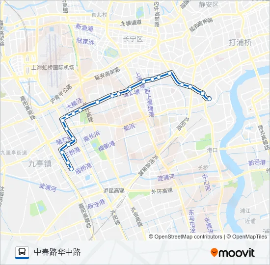 87路 Bus Line Map