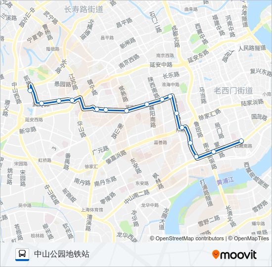 96路 bus Line Map