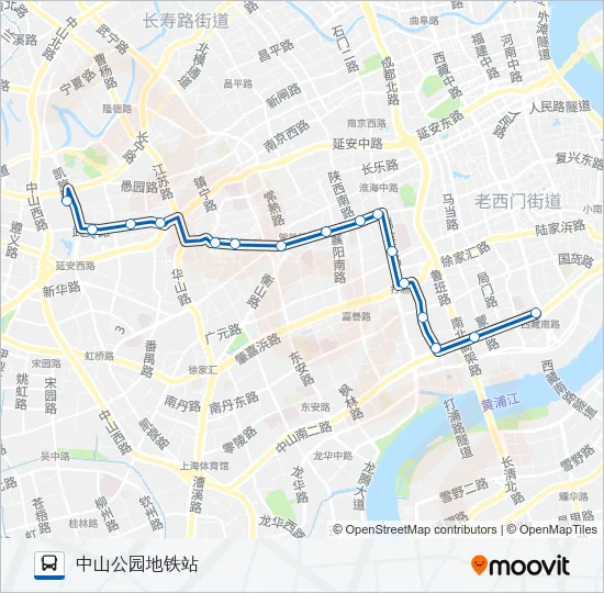 96路 Bus Line Map