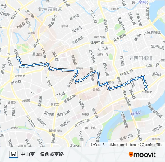 96路 Bus Line Map