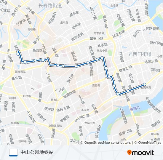 96路 bus Line Map