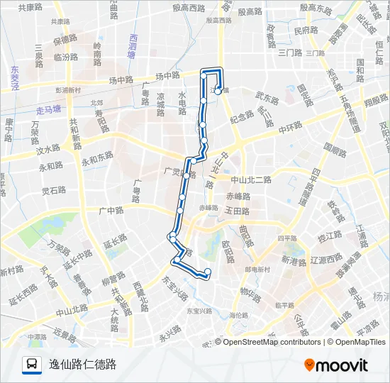 97路 Bus Line Map